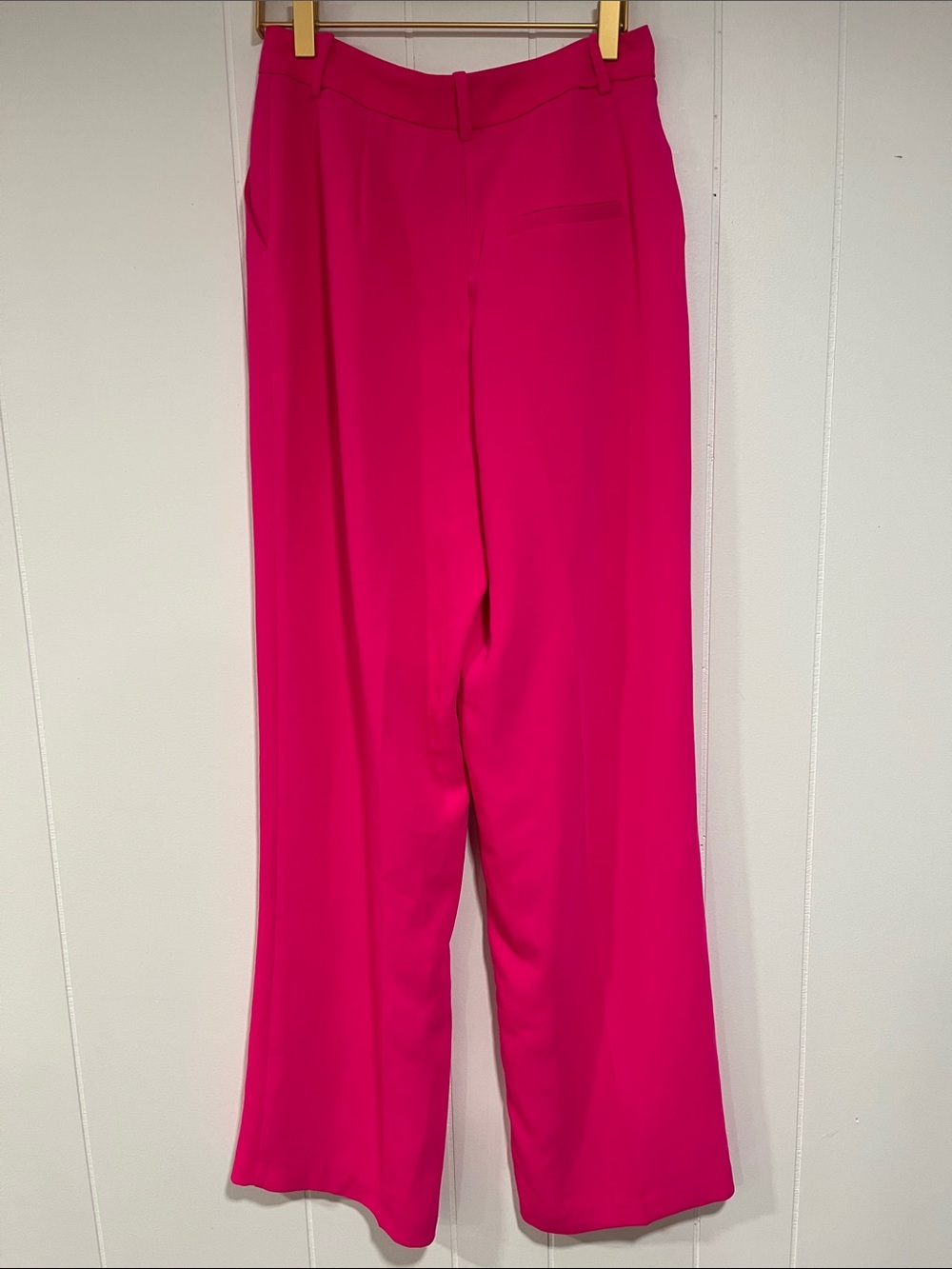 Mango Wide-Leg High-Rise Women's Dart Palazzo Pants 2 - Picture 3 of 8